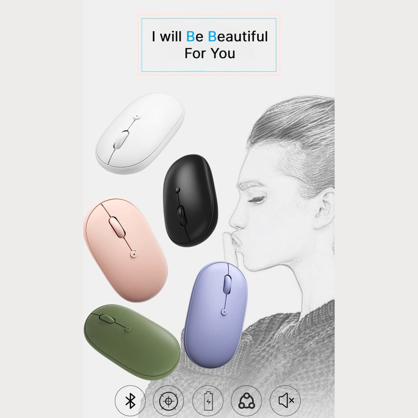BOW Bluetooth Wireless Mouse