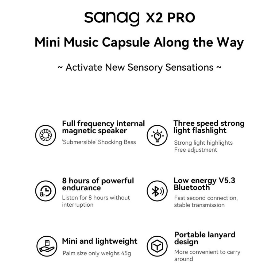 Sanag X2 Mini Bluetooth Portable Speaker