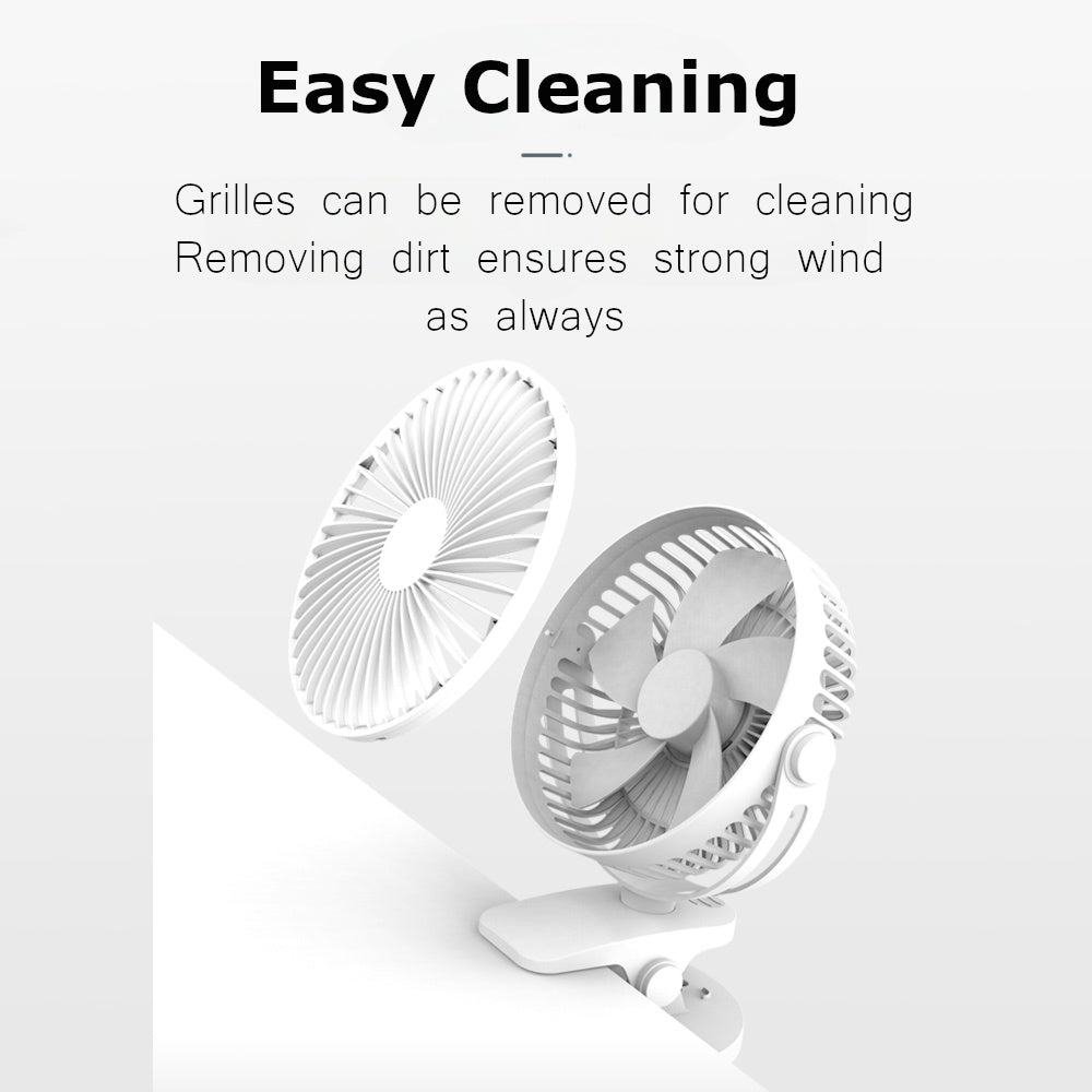 J400 Mini Desktop USB Clip Fan