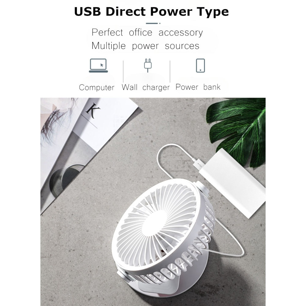 J400 Mini Desktop USB Clip Fan