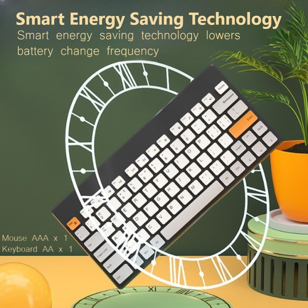 BOW Wireless Keyboard Mouse Ergonomic Home Office