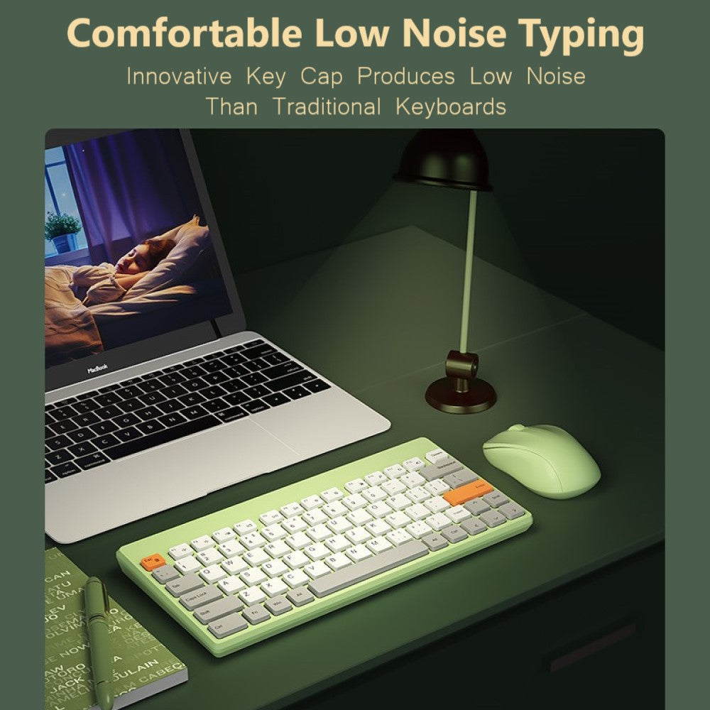 BOW Wireless Keyboard Mouse Ergonomic Home Office