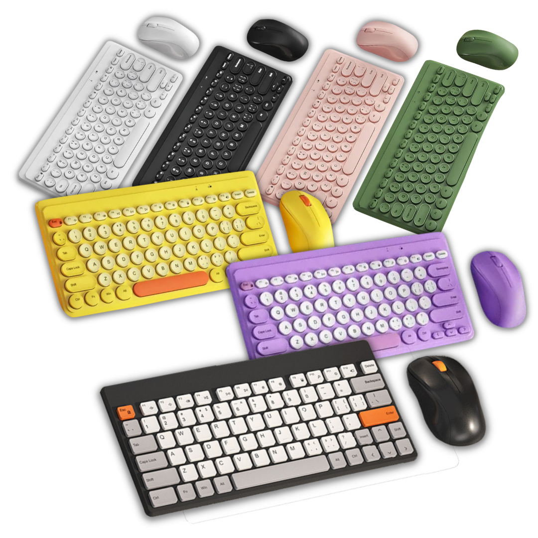 BOW Wireless Keyboard Mouse Ergonomic Home Office