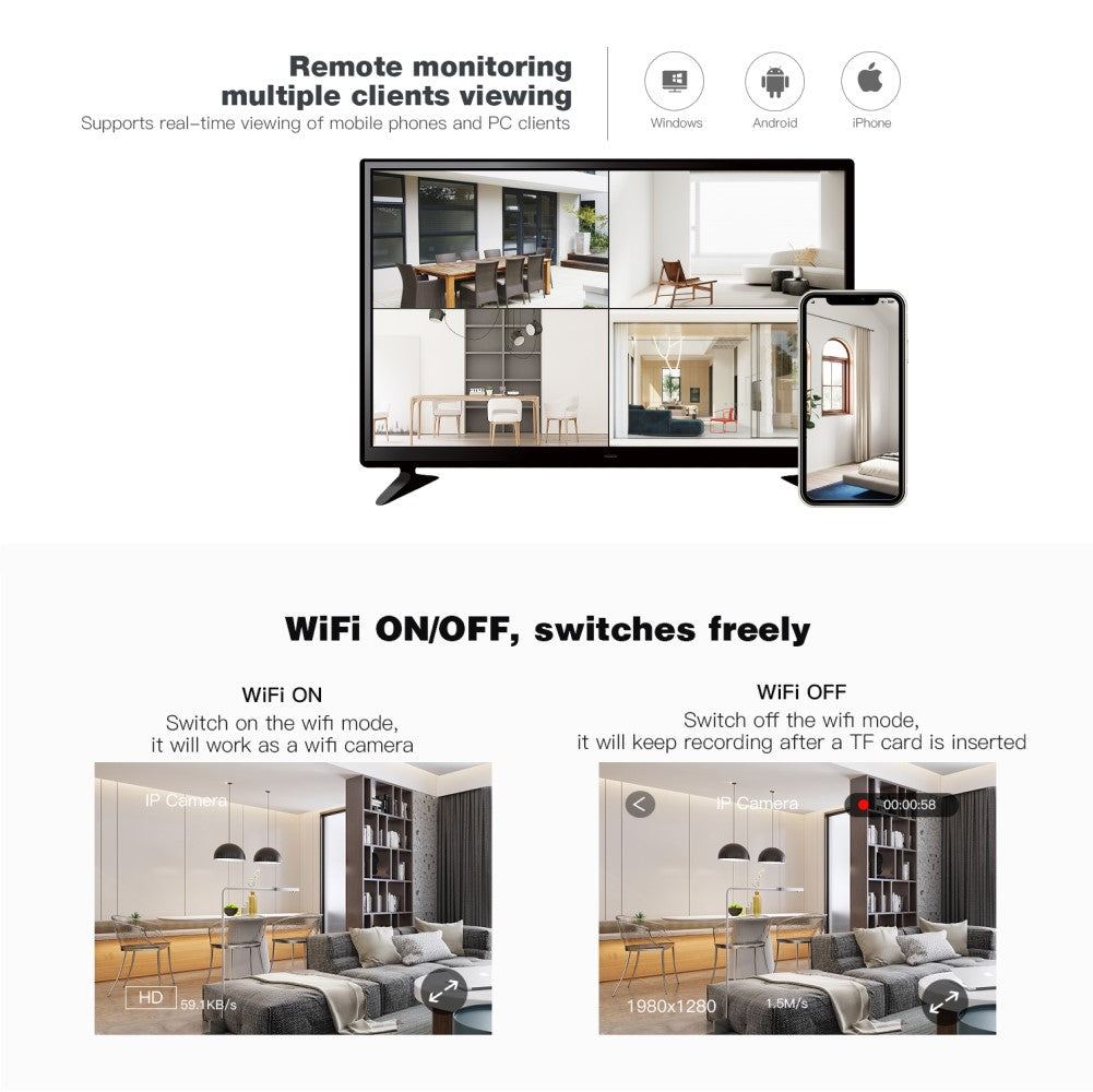 VSTARCAM CB73 2 Megapixel HD WiFi Security Camera