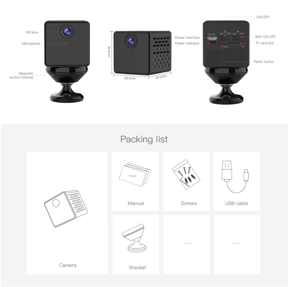 VSTARCAM CB73 2 Megapixel HD WiFi Security Camera