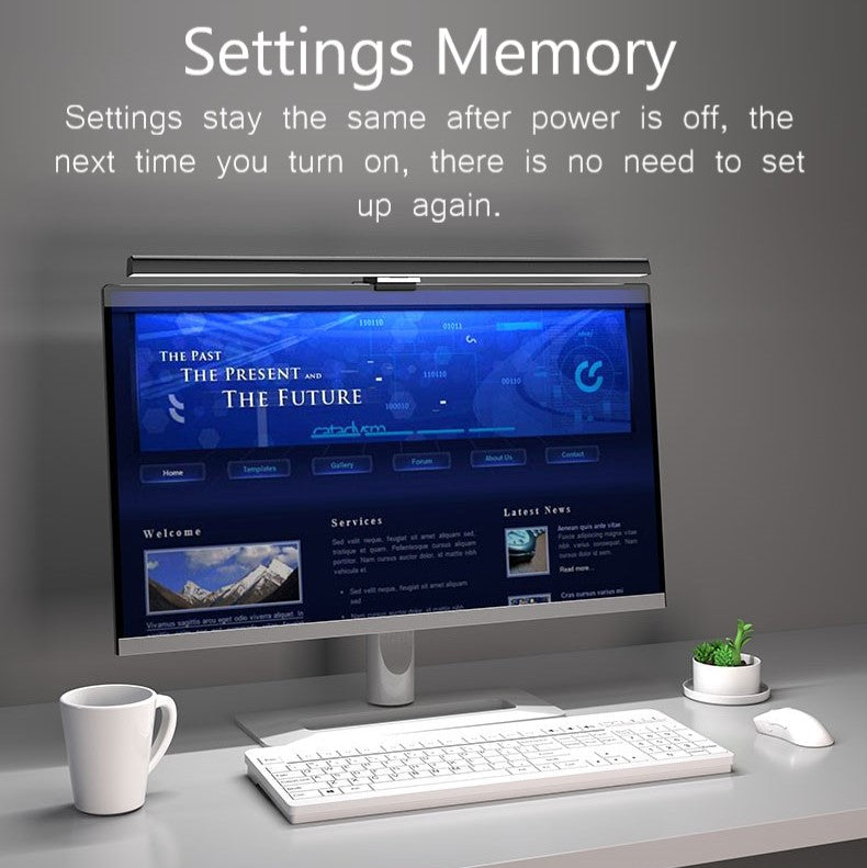Mojo LED Monitor Lamp with Touch Controls