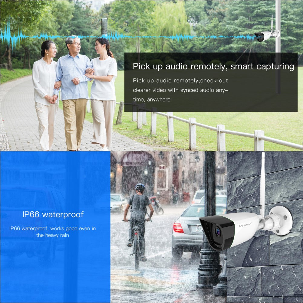 VSTARCAM CS55 Outdoor 3MP WIFI Security Camera