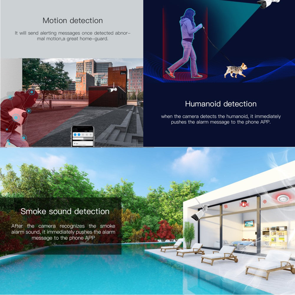 VSTARCAM CS55 Outdoor 3MP WIFI Security Camera