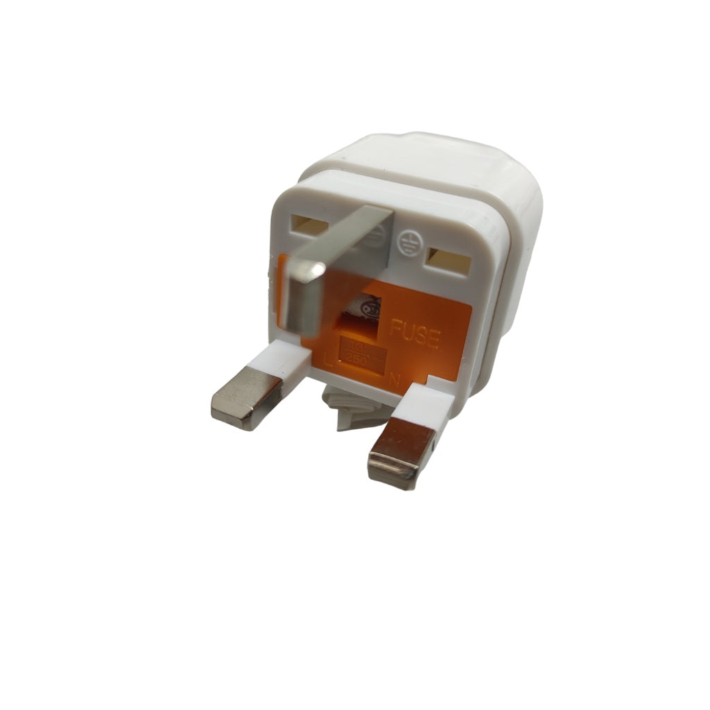 Universal 3 Pin Adapter with Protective Fuse