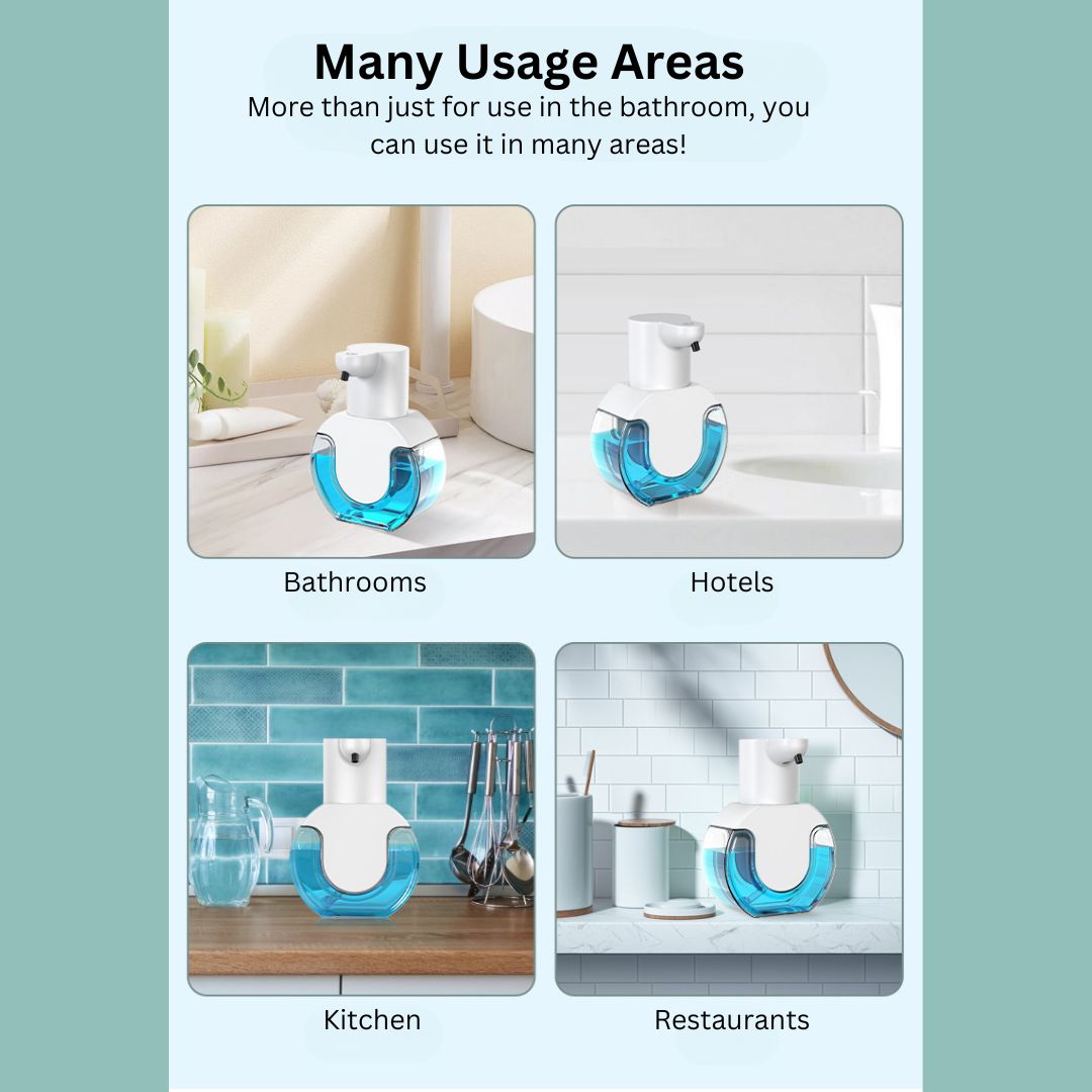 Bubbleman 4 Rechargeable Automatic Soap Dispenser 430ml Capacity