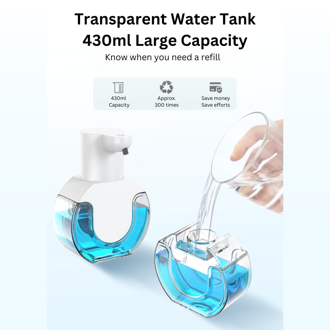 Bubbleman 4 Rechargeable Automatic Soap Dispenser 430ml Capacity