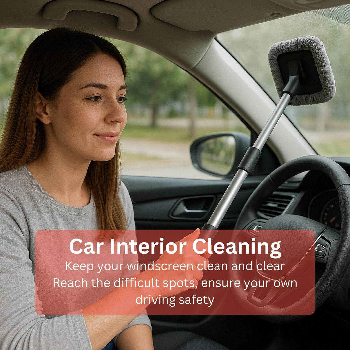 Car Window Screening Cleaning Mop Window Cleaner