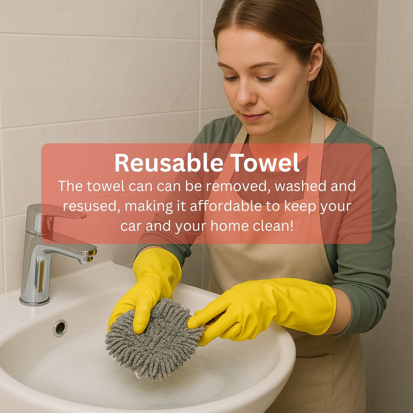 Car Window Screening Cleaning Mop Window Cleaner