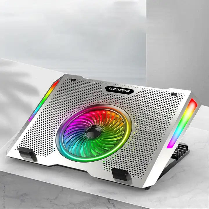 Ice Coorel A13 Ergonomic RGB 5 Fan Laptop Cooler