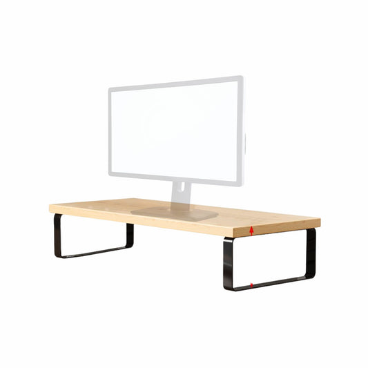 Mojo Wooden Monitor Stand Office Organizer