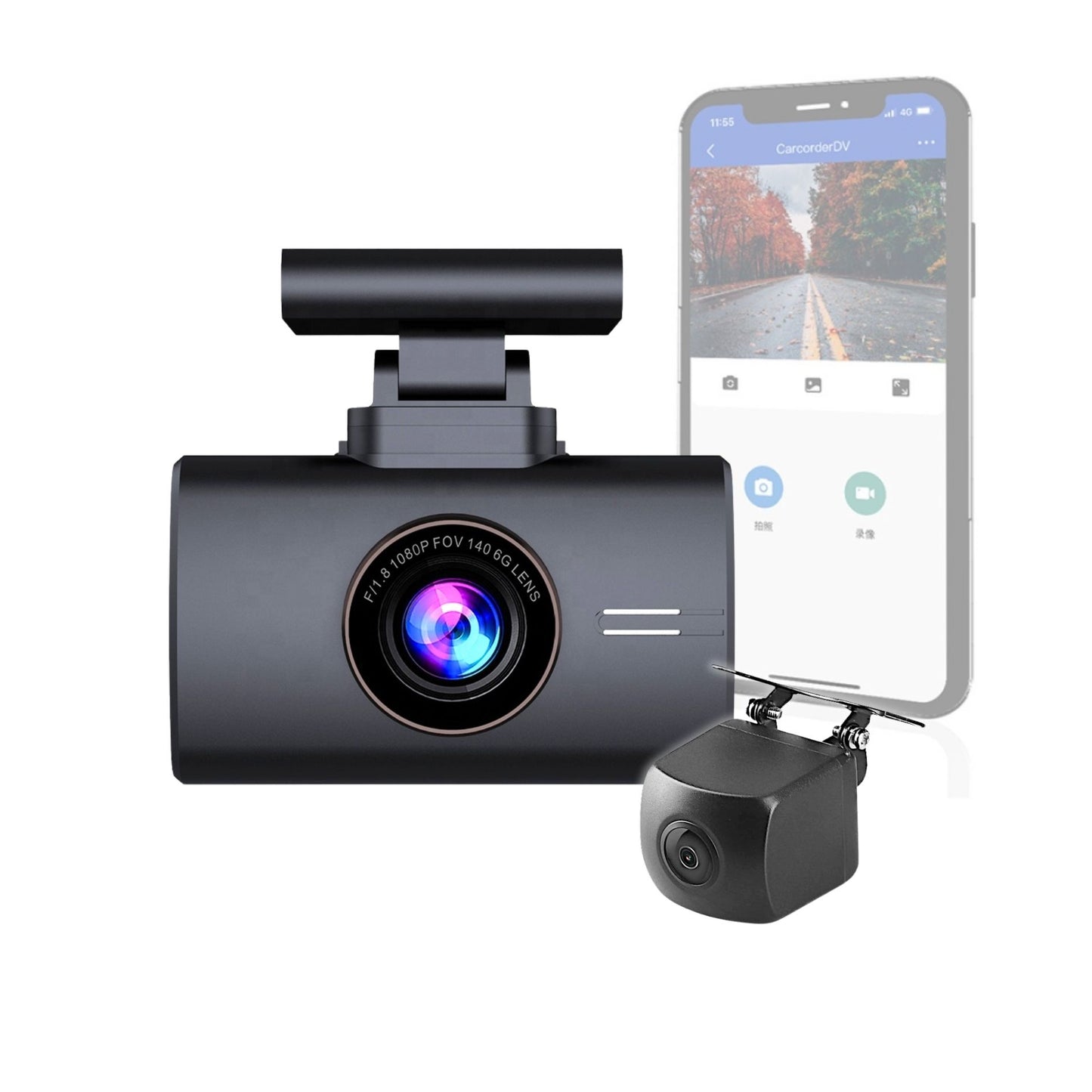 Mojo Car Cam 3 Pro 4K Front and Back HD Car Camera