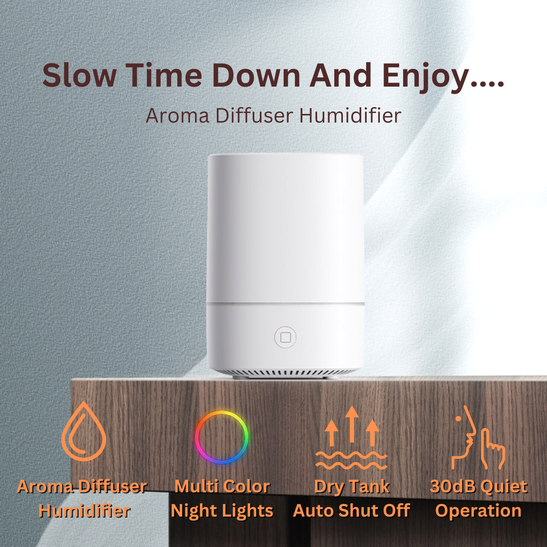 HL 120ml Humidifier Aroma Diffuser Night Light