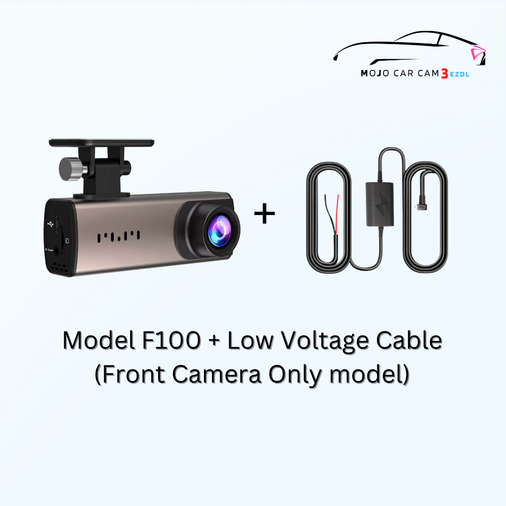 Mojo Car Camera 3 EZDL Dual HD Front and Back Camera Dash Cam