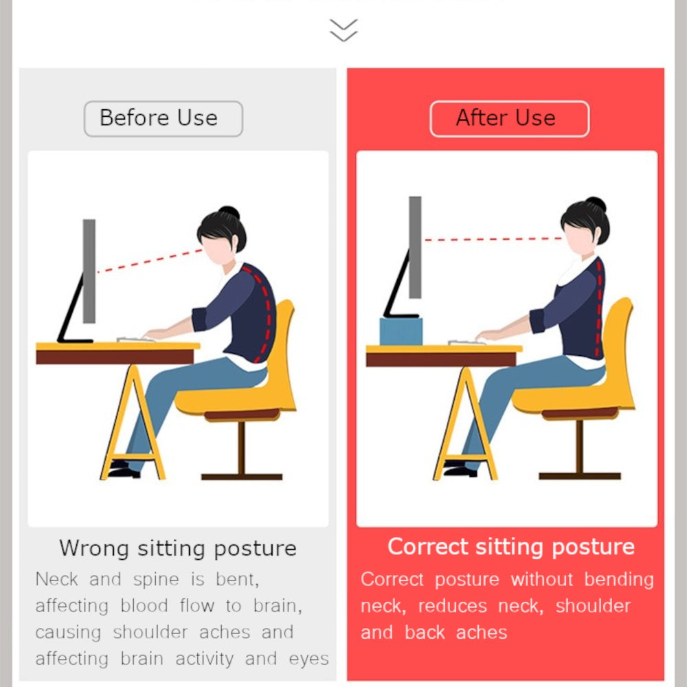 Mojo Wooden Monitor Stand Office Organizer