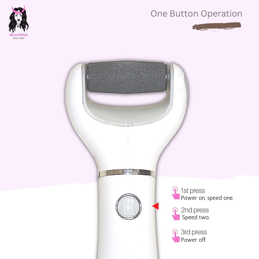 Beautified: Dual-Speed Rechargeable Callus Remover