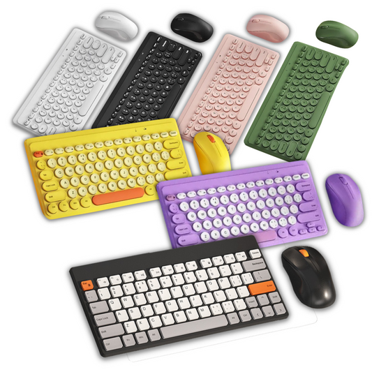 BOW Wireless Keyboard Mouse Ergonomic Home Office