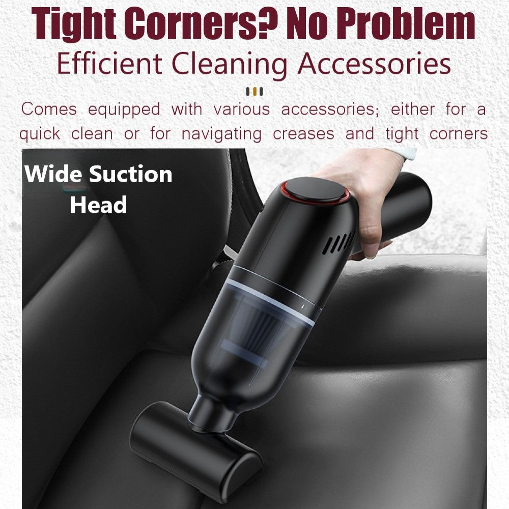 Helliboo Cordless Car Vacuum Cleaner 9800pa Power