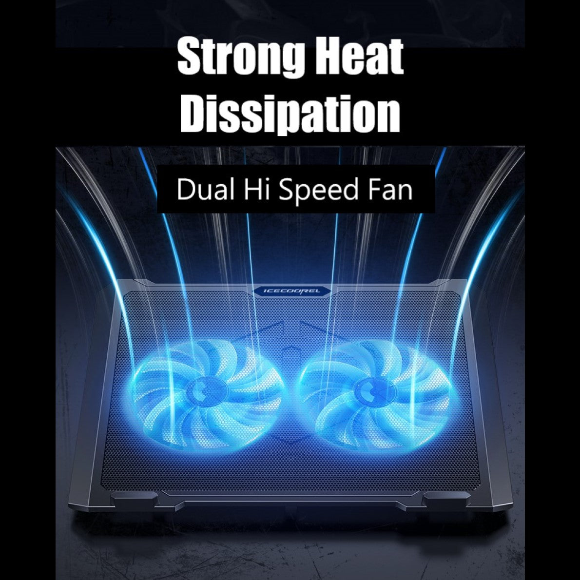 Ice Coorel S511 Dual Fan Basic Laptop Cooling Pad