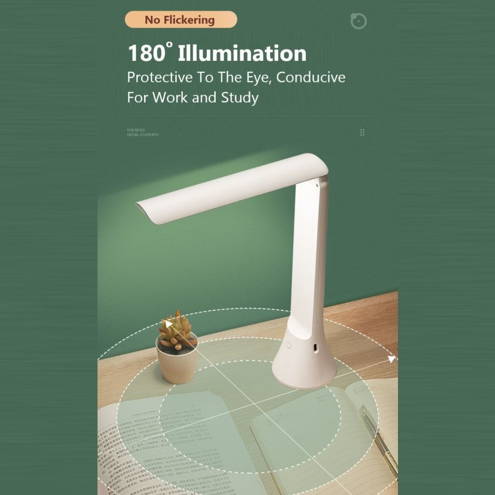 Mojo Rechargeable Foldable LED Desk Lamp with Torch and 1800mAh