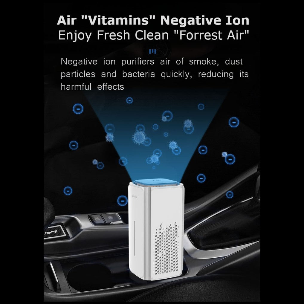 Mojo Negative Ion Mini Car Air Purifier