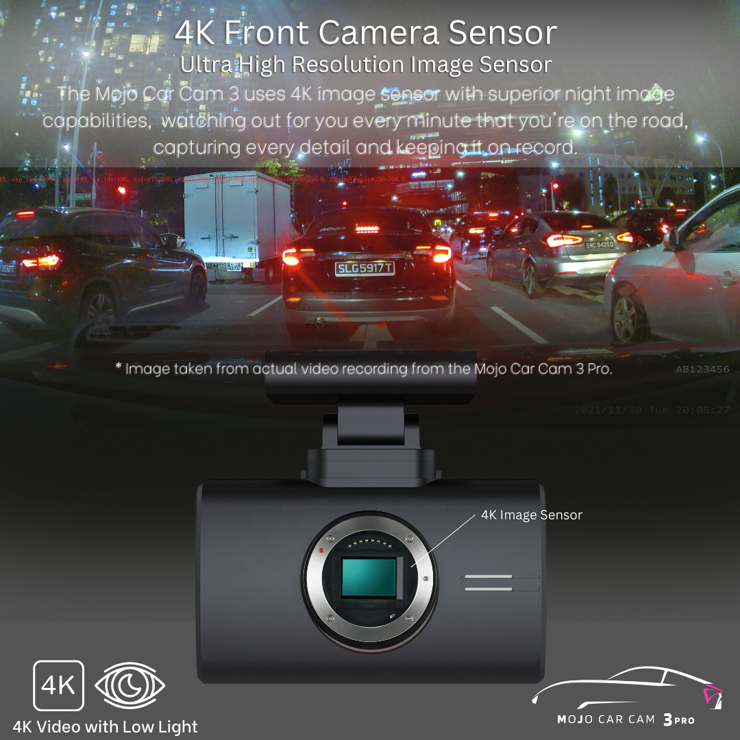Mojo Car Camera 3 EZDL Dual HD Front and Back Camera Dash Cam – MJ Store SG