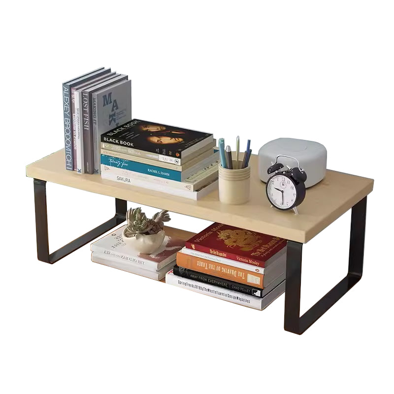 Mojo Wooden Monitor Stand Office Organizer