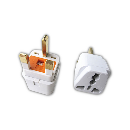 Universal 3 Pin Adapter with Protective Fuse
